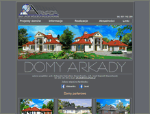 Tablet Screenshot of domyarkady.pl